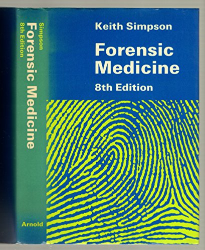 Forensic medicine (9780713143409) by Keith Simpson