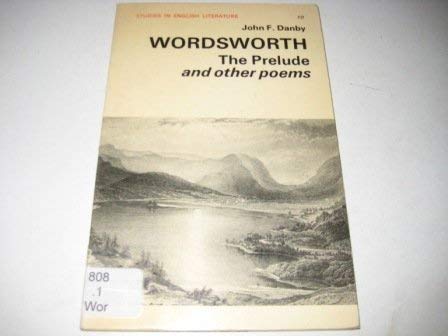 Stock image for Wordsworth's "Prelude" (Study in English Literature) for sale by WorldofBooks