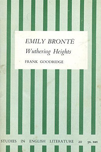 9780713150919: Emily Bronte's "Wuthering Heights" (Study in English Literature)