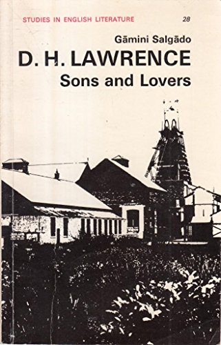 9780713151077: D.H.Lawrence's "Sons and Lovers": No 28 (Study in English Literature)