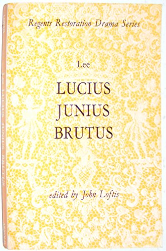 Imagen de archivo de Lucius Junius Brutus a la venta por Barnaby