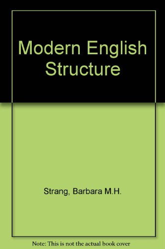 Imagen de archivo de Modern English Structure a la venta por Ammareal