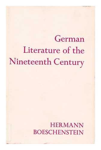 9780713154542: German literature of the nineteenth century