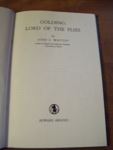 9780713155037: Golding's "Lord of the Flies" (Study in English Literature)