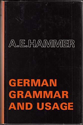 9780713155983: German Grammar and Usage