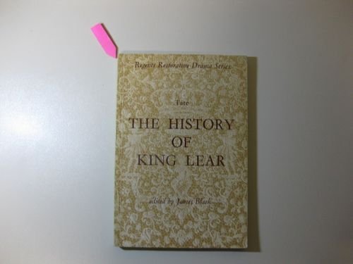Beispielbild fr The History of King Lear zum Verkauf von Better World Books