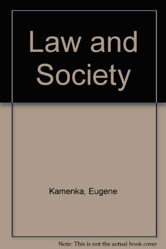 Imagen de archivo de Law and Society. The Crisis in Legal Ideals a la venta por SAVERY BOOKS