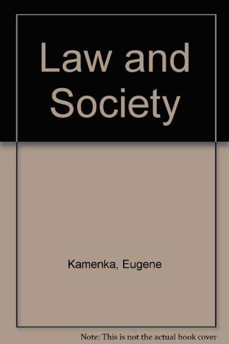 Stock image for Law and Society. The Crisis in Legal Ideals for sale by SAVERY BOOKS