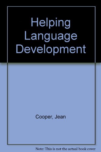 9780713161014: Helping Language Development
