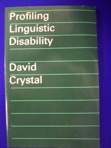 Beispielbild fr Profiling Linguistic Disability zum Verkauf von Anybook.com