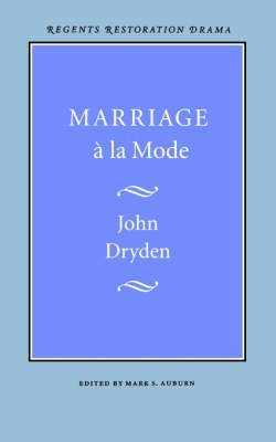 Imagen de archivo de Marriage a la Mode (Regents Restoration Drama) a la venta por WorldofBooks