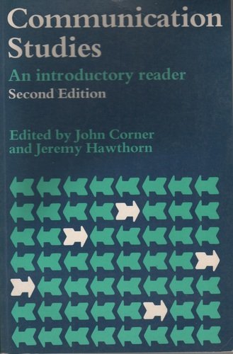 9780713164572: Communication studies: An introductory reader