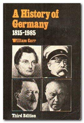 Imagen de archivo de A history of Germany, 1815-1985 a la venta por Wonder Book