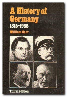 Stock image for History of Germany, 1815-1985 for sale by Better World Books