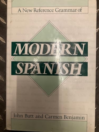 Stock image for A New Reference Grammar of Modern Spanish for sale by Bahamut Media