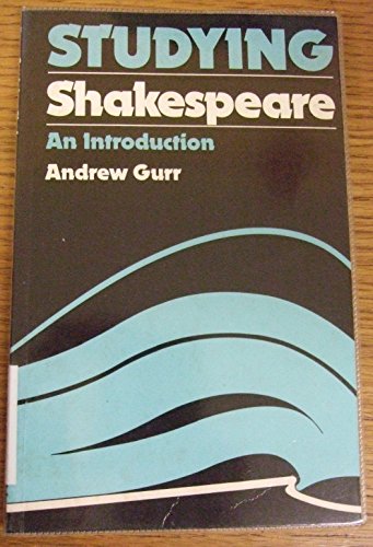 Beispielbild fr Studying Shakespeare: An Introduction zum Verkauf von GF Books, Inc.