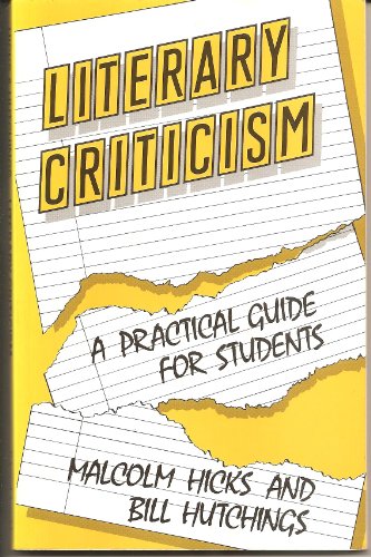 9780713165821: Literary Criticism: A Practical Guide for Students