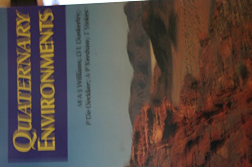 Imagen de archivo de Quaternary Environments a la venta por Better World Books