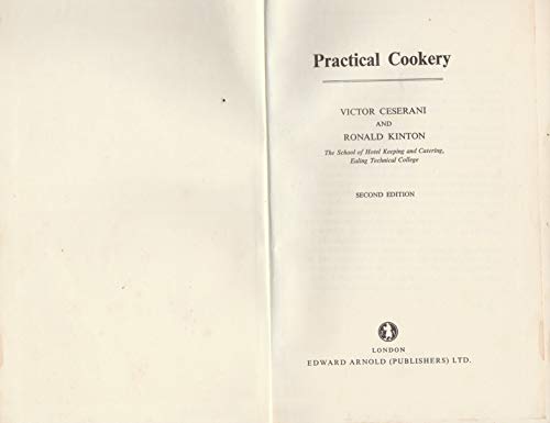 Imagen de archivo de Practical Cookery a la venta por ThriftBooks-Dallas