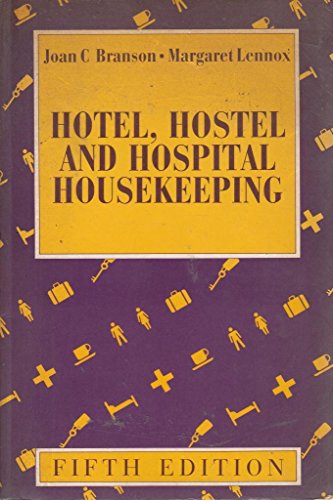 Imagen de archivo de Hotel, Hostel & Hospital Housekeeping 5th edn a la venta por Goldstone Books