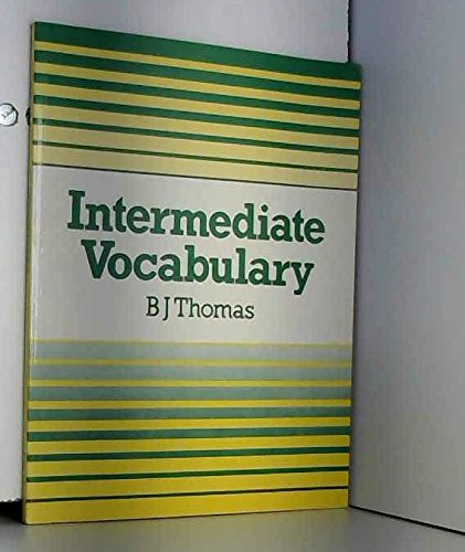 9780713184273: Intermediate Vocabulary