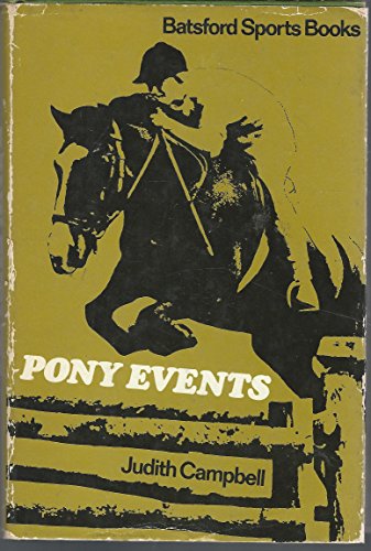 Beispielbild fr Pony Events zum Verkauf von Neil Shillington: Bookdealer/Booksearch