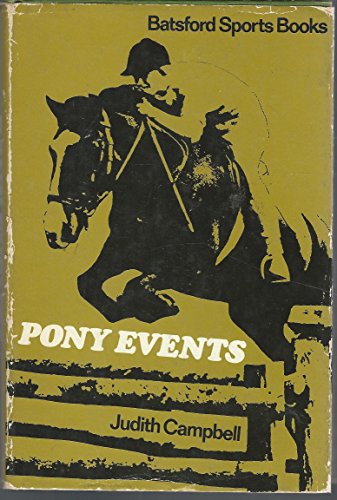 Imagen de archivo de Pony Events a la venta por Neil Shillington: Bookdealer/Booksearch