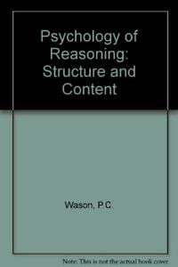 9780713409826: Psychology of Reasoning: Structure and Content