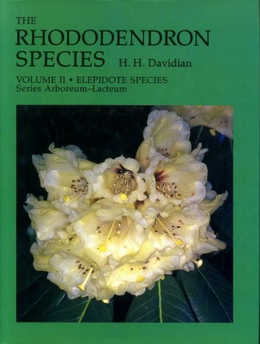 Imagen de archivo de The Rhododendron Species, Vol. 2: Elepidote Species (Arboreum-Lacteum) a la venta por AwesomeBooks