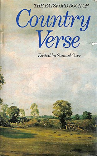 Stock image for Batsford Book of Country Verse for sale by Goldstone Books