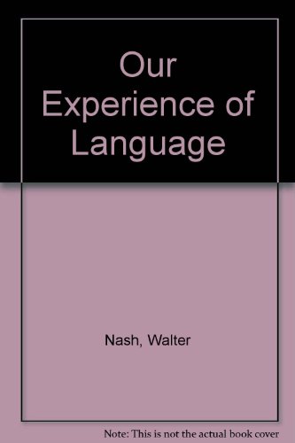 Stock image for Our Experience of Language for sale by Reuseabook