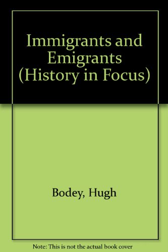Stock image for Immigrants and Emigrants for sale by Victoria Bookshop
