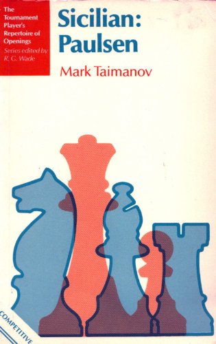 The SICILIAN DEFENSE TAIMANOV SYSTEM 1st ed Macmillan Chess 1989 