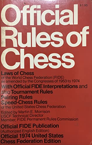 9780713448023: The official laws of chess and other FIDE regulations (A Batsford chess book)