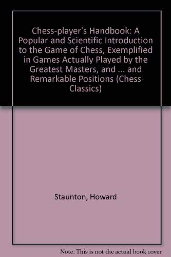 Beispielbild fr The Chess-Player's Handbook zum Verkauf von Glynn's Books