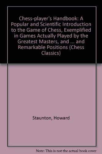 Stock image for The Chess-Player's Handbook for sale by Glynn's Books