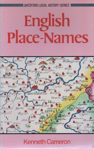 Stock image for English Place Names (Batsford Local History S.) for sale by WorldofBooks