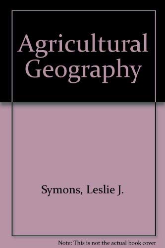 Beispielbild fr Agricultural Geography zum Verkauf von Neil Shillington: Bookdealer/Booksearch