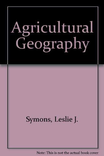 Stock image for Agricultural Geography for sale by Neil Shillington: Bookdealer/Booksearch