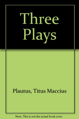 Three Plays (9780713500295) by Plautus