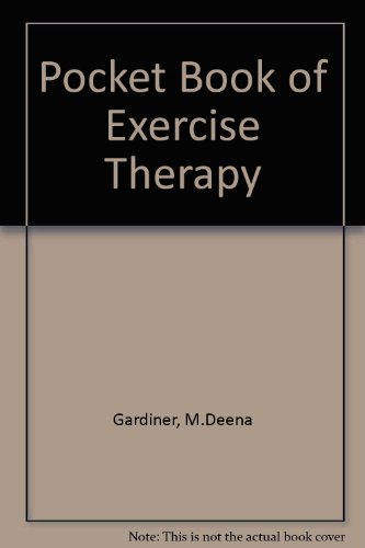 Stock image for A pocket book of exercise therapy: An introduction to purposeful activity for sale by Phatpocket Limited