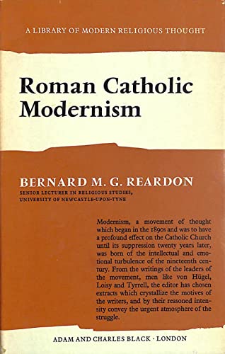 Beispielbild fr Roman Catholic Modernism zum Verkauf von Better World Books: West