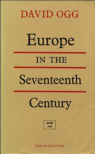Stock image for Europe in the Seventeenth Century for sale by WorldofBooks