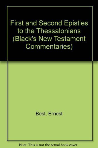 9780713613063: First and Second Epistles to the Thessalonians
