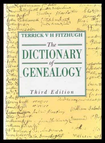 Imagen de archivo de The Dictionary of Genealogy a la venta por AwesomeBooks