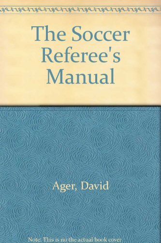 Stock image for The Soccer Referee's Manual for sale by Vashon Island Books