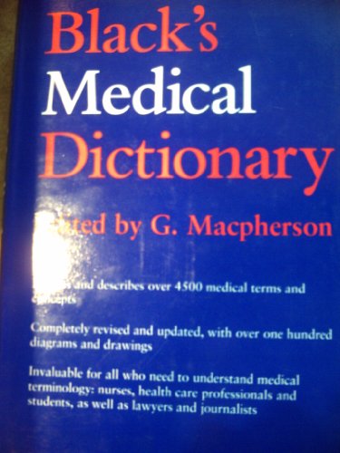 Stock image for Black&#39;s Medical Dictionary for sale by AwesomeBooks