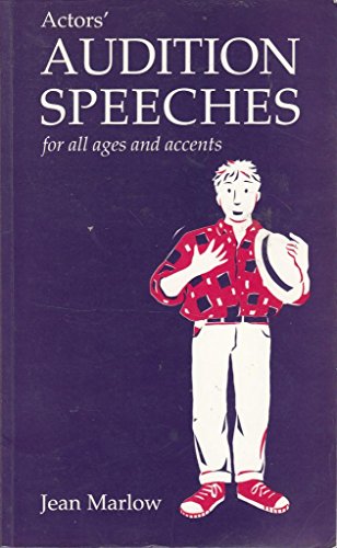 Imagen de archivo de Actors' Audition Speeches: For All Ages, Speeches and Dialects (Stage & costume) a la venta por WorldofBooks