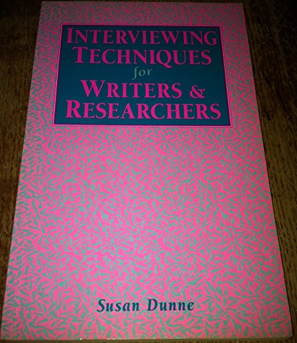 Imagen de archivo de Interviewing Techniques for Writers and Researchers (Books for Writers) a la venta por Discover Books
