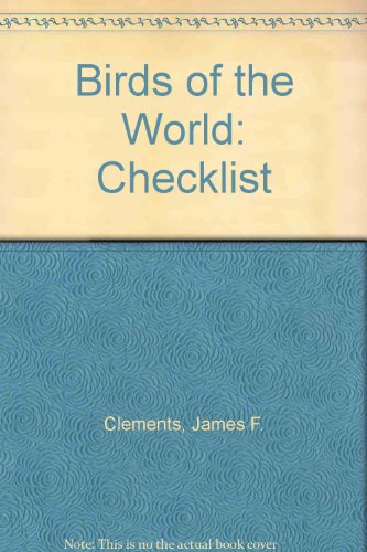 9780713651942: Birds of the World: Checklist